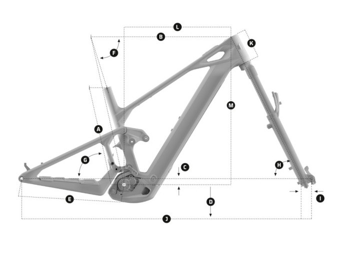 MONDRAKER Crafty Carbon RR 2026 Geometria
